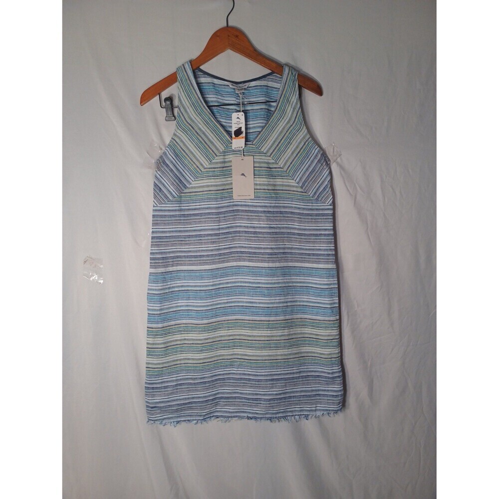 TOMMY BAHAMAS stripe m8cronesia linen shift dress